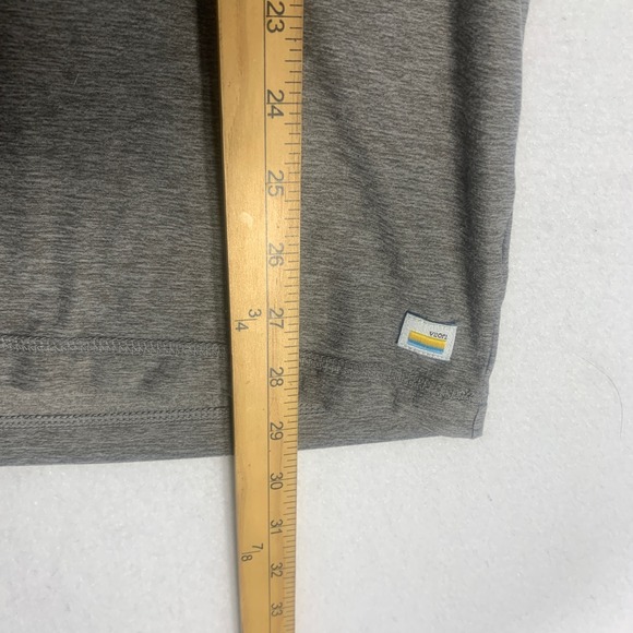 Vuori Strato Tech Tee Shirt Mens XL Heather Gray Performance Short Sleeve Gym - Picture 7 of 7